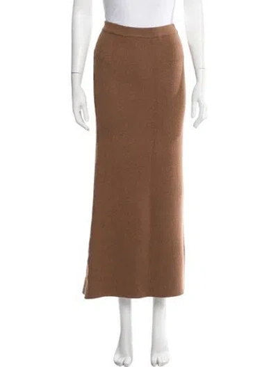 Pre-owned Ser.o.ya Long Skirt W/ Tags In Brown