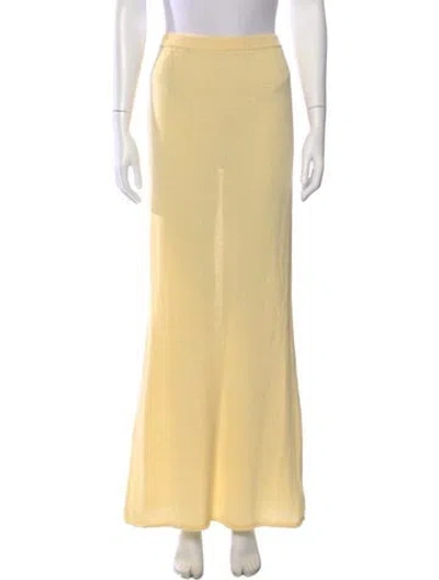 Pre-owned Ser.o.ya Long Skirt In Yellow