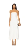 Ser.o.ya Lucia Strapless Maxidress In Porcelain In Ivory