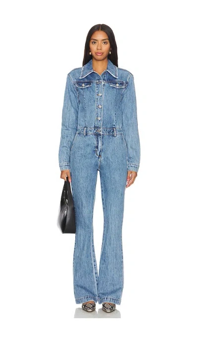 Ser.o.ya Mabel Fitted Mid Rise Jumpsuit In River
