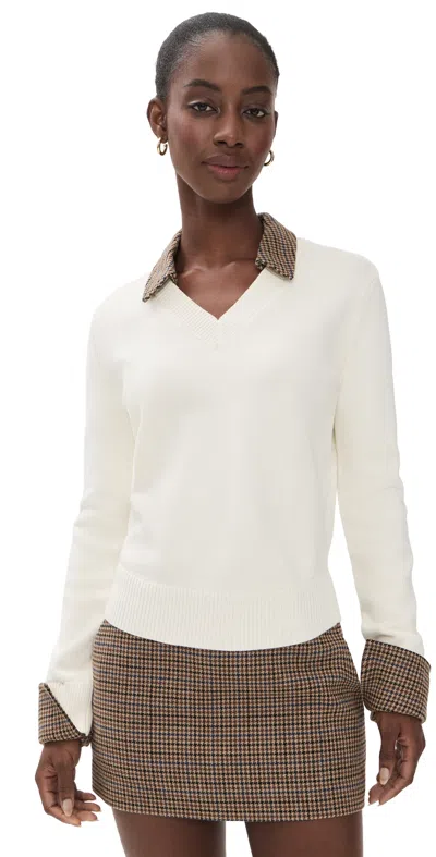 Ser.o.ya Maia Knit Sweater Eggshell