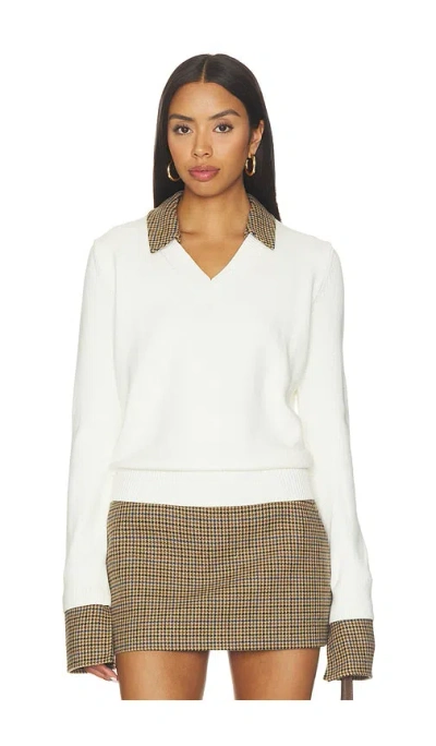 Ser.o.ya Maia Knit Sweater In White