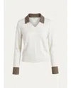 Ser.o.ya Maia Knit Sweater In Eggshell