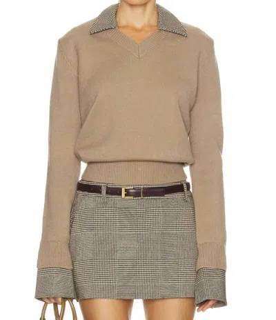 Ser.o.ya Maia Knit Sweater In Desert In Neutral