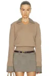 Ser.o.ya Maia Sweater In Brown