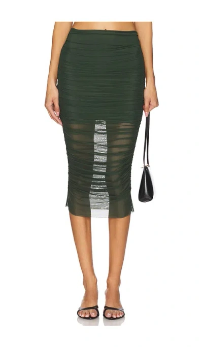Ser.o.ya Maja Skirt In Forest Green
