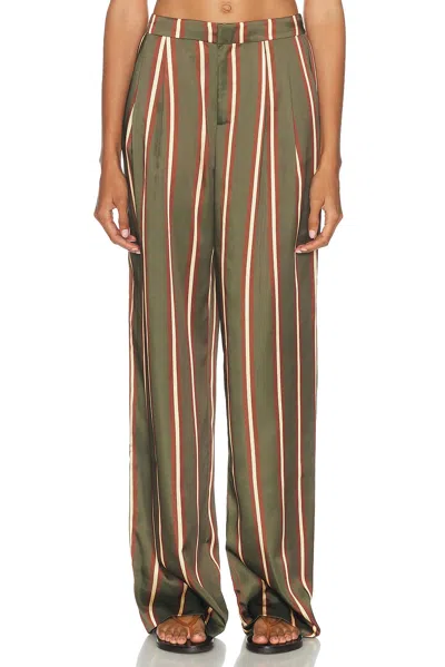 Ser.o.ya Marlowe Pant In Olivewood Stripe