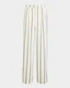 Ser.o.ya Marlowe Striped Satin Pants In Multi