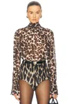 Ser.o.ya Leopard-print Blouse In Spotted Bengal Print