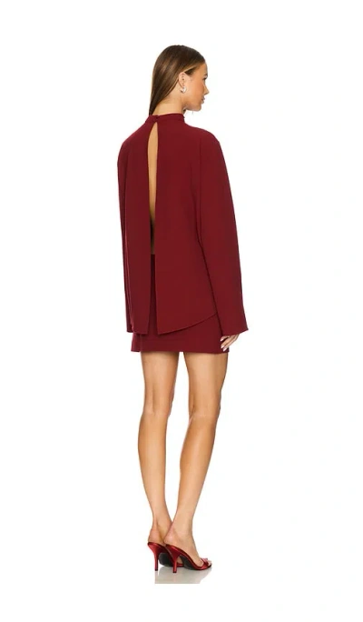 Ser.o.ya Mave Mini Dress In 루비 레드