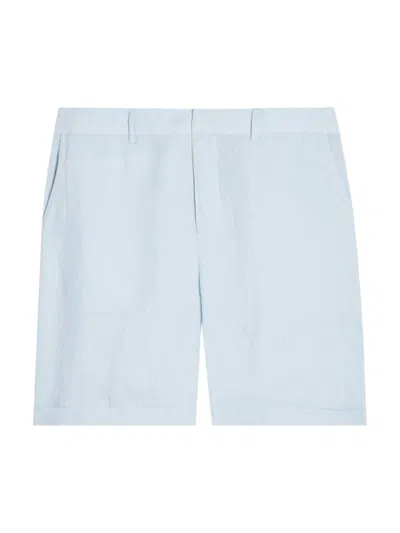 Ser.o.ya Men's Leon Linen Shorts In Light Blue