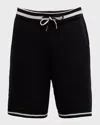 Ser.o.ya Bruce Crochet Short In Black/white