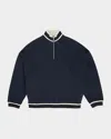 SER.O.YA MEN'S THEODORE QUARTER-ZIP FLEECE SWEATER