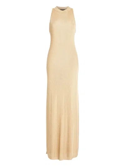 Ser.o.ya Metallic-knit Maxi Dress