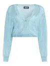 Ser.o.ya Metallic-thread Knit Cardigan