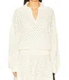 Ser.o.ya Mica Pullover Sweater In Eggshell In Neutral