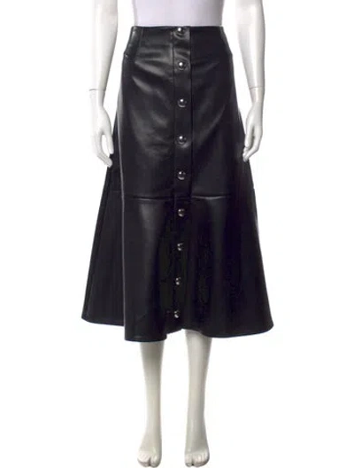 Pre-owned Ser.o.ya Midi Length Skirt In Black