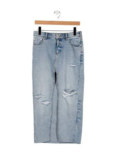 Pre-owned Ser.o.ya Midi Length Skirt In Blue