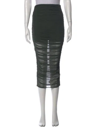 Pre-owned Ser.o.ya Midi Length Skirt In Green