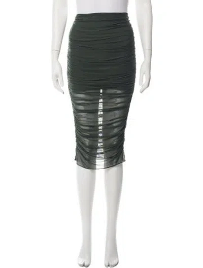 Pre-owned Ser.o.ya Midi Length Skirt In Green