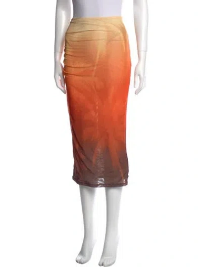 Pre-owned Ser.o.ya Midi Length Skirt In Multi