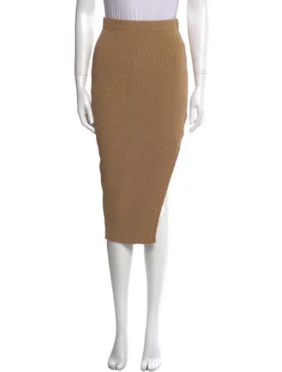 Pre-owned Ser.o.ya Midi Length Skirt In Neutral