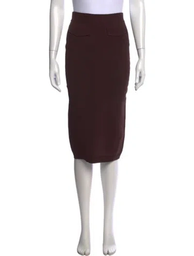 Pre-owned Ser.o.ya Midi Length Skirt W/ Tags In Brown