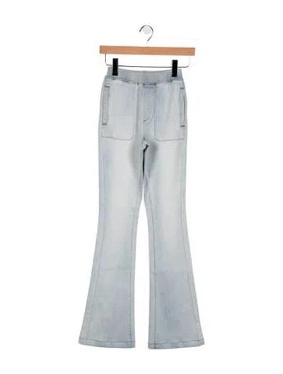 Pre-owned Ser.o.ya Mid-rise Flared Jeans In Blue