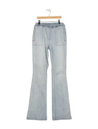Pre-owned Ser.o.ya Mid-rise Flared Jeans In Blue
