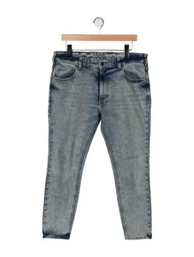 Pre-owned Ser.o.ya Mid-rise Skinny Leg Jeans In Blue