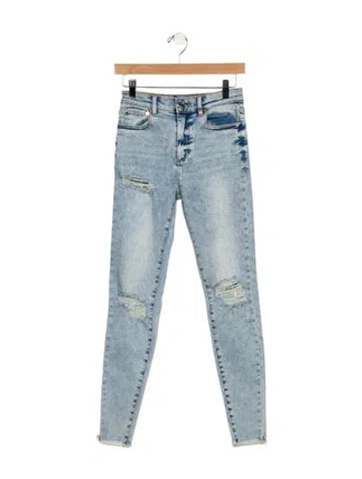 Pre-owned Ser.o.ya Mid-rise Skinny Leg Jeans W/ Tags In Blue