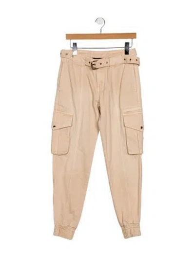 Pre-owned Ser.o.ya Mid-rise Straight Leg Jeans In Neutrals