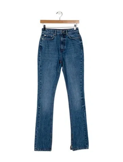 Pre-owned Ser.o.ya Mid-rise Straight Leg Jeans W/ Tags In Blue