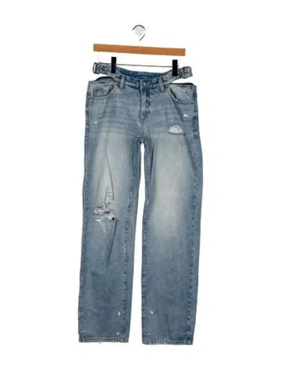 Pre-owned Ser.o.ya Mid-rise Straight Leg Jeans W/ Tags In Blue