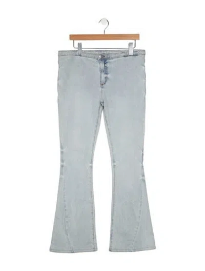 Pre-owned Ser.o.ya Mid-rise Wide Leg Jeans In Blue
