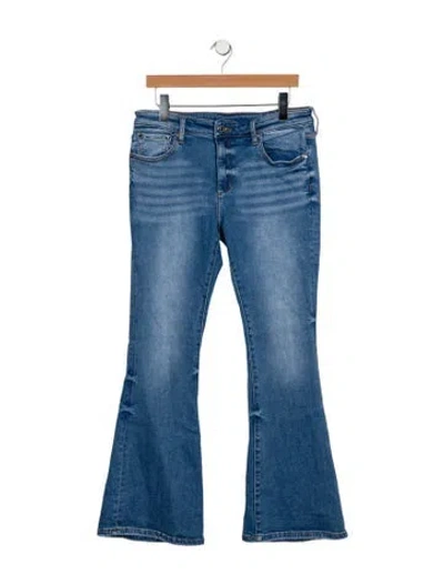 Pre-owned Ser.o.ya Mid-rise Wide Leg Jeans In Blue