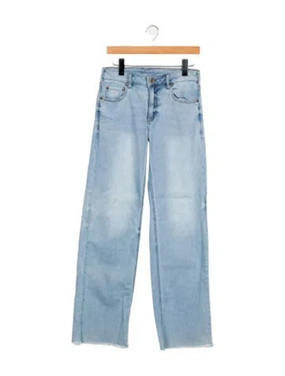 Pre-owned Ser.o.ya Mid-rise Wide Leg Jeans In Blue