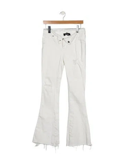 Pre-owned Ser.o.ya Mid-rise Wide Leg Jeans In Blue