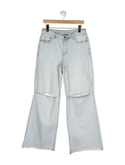 Pre-owned Ser.o.ya Mid-rise Wide Leg Jeans In Multi