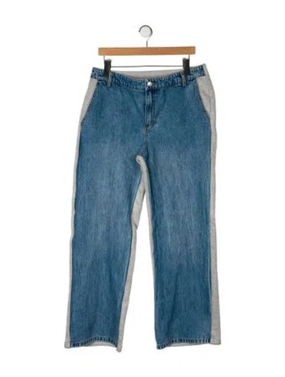 Pre-owned Ser.o.ya Mid-rise Wide Leg Jeans W/ Tags In Blue