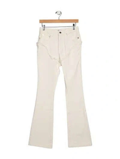 Pre-owned Ser.o.ya Mid-rise Wide Leg Jeans W/ Tags In Neutral