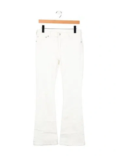 Pre-owned Ser.o.ya Mid-rise Wide Leg Jeans W/ Tags In White
