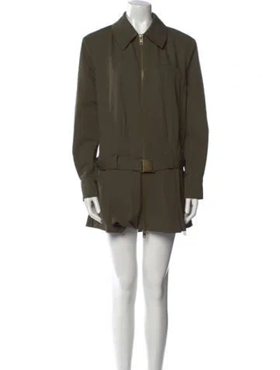 Pre-owned Ser.o.ya Mini Dress In Green