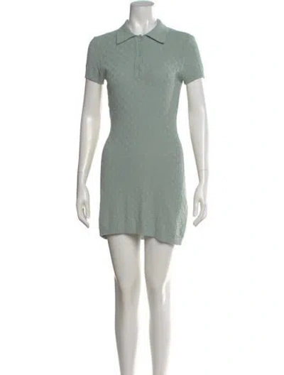 Pre-owned Ser.o.ya Mini Dress In Green