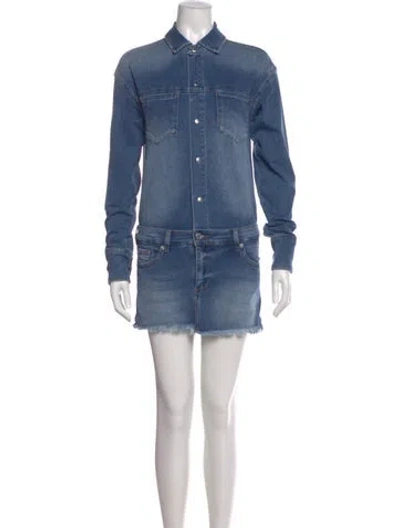 Pre-owned Ser.o.ya Mini Dress W/ Tags In Blue