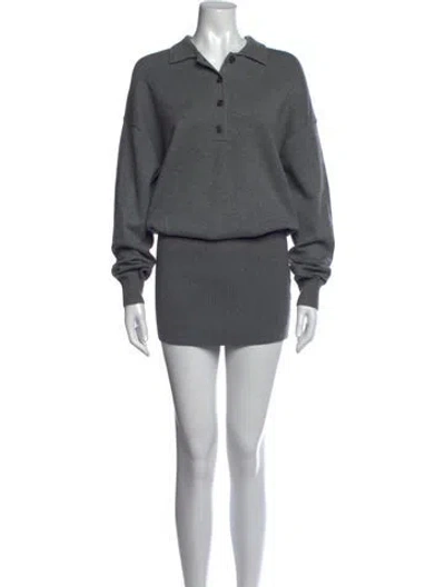 Pre-owned Ser.o.ya Mini Dress W/ Tags In Grey