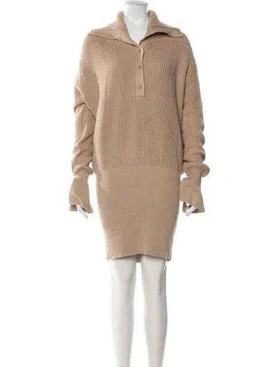 Pre-owned Ser.o.ya Mini Dress W/ Tags In Neutral