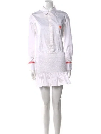 Pre-owned Ser.o.ya Mini Dress In White