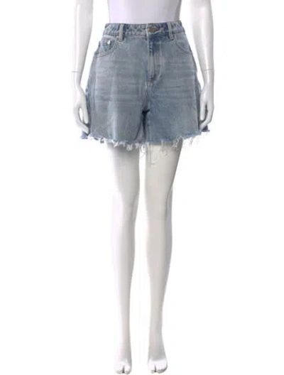 Pre-owned Ser.o.ya Mini Shorts In Blue