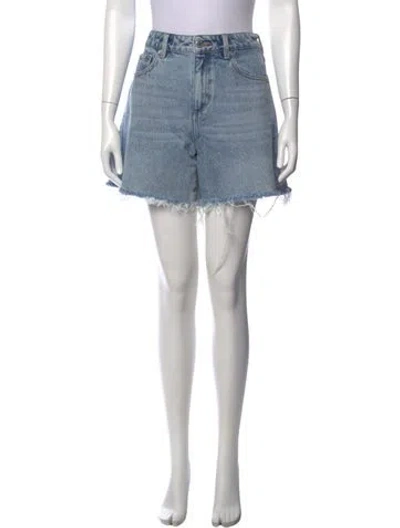 Pre-owned Ser.o.ya Mini Shorts In Blue